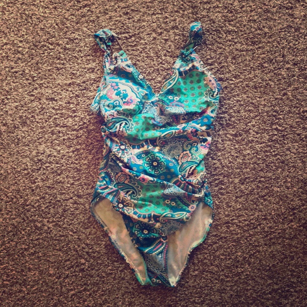 Slimming spanx swimsuit- worn twice, like new!!